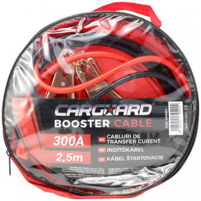 Cablu de transfer curent si de pornire Carguard, 300A, lungime 2.5m, aluminiu cuprat, diametru exterior 8mm foto