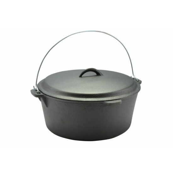 Ceaun fonta, cu maner si capac, 7.2 L, 30x14 cm, Perfect Home GartenVIP DiyLine