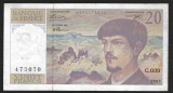 FRANTA 20 FRANCI / FRANCS 1992 [2] P- 151f.2 ( Casier central Andre Charriau ) VF