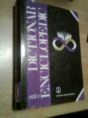 Dictionar enciclopedic vol. V (5), O-Q (Editura Enciclopedica, 2004) foto