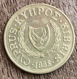 C50 CL 1 - Moneda foarte veche - Cipru - 2 centi - 1998