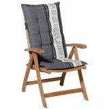 Madison Pernă scaun cu spătar &icirc;nalt Garden, gri, 123 x 50 cm, PHOSA056