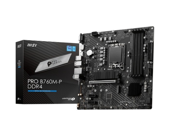 MB MSI PRO B760M-P DDR4 LGA1700