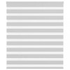 VidaXL Jaluzea tip zebra gri deschis lățime țesătură 130,9cm poliester 4014450