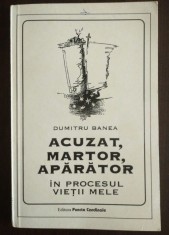 Dumitru Banea - Acuzat, martor, apărător &icirc;n procesul vieții mele (1995)