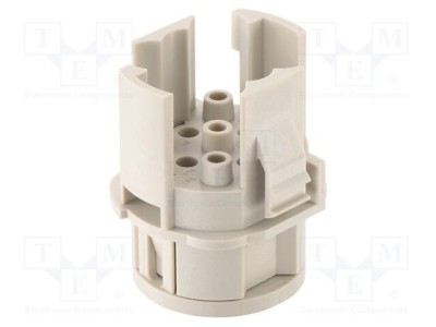 Conector circular tată HARTING Han&amp;reg; F B 9 pini inserturi contact foto