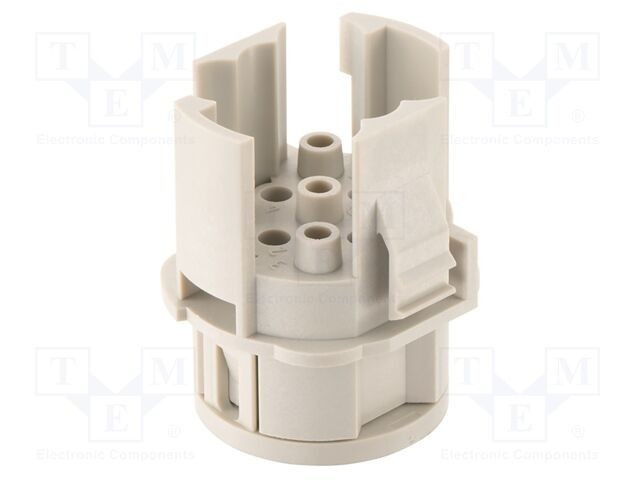 Conector circular tată HARTING Han&reg; F B 9 pini inserturi contact