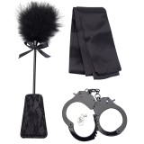 Set Rosy Restraint 3pcs Negru