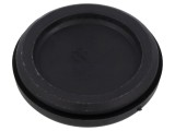Manșon Negru cu Cap Ad&acirc;ncit pentru Cablu 1-36mm, &Oslash;50.2mm