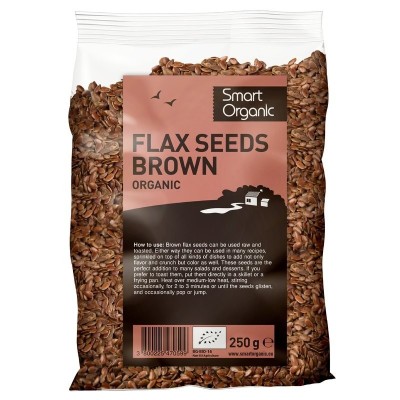 Seminte de in maro eco 250g Smart Organic foto