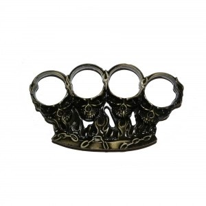 Rozeta de autoaparare IdeallStore&reg;, model Skull Crushing, 0.5 cm, aramiu