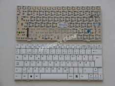 Tastatura laptop MSI U90 UK alba sh foto