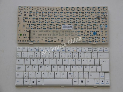 Tastatura MSI U100 UK alba sh foto
