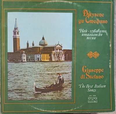 Disc vinil, LP. THE BEST ITALIAN SONGS-GIUSEPPE DI STEFANO-219643 foto