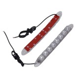 Set doua benzi cu DRL cu 8 LED-uri COB elSales ELS-DRL8 pentru autoturisme, motociclete, camioane , lumina alb