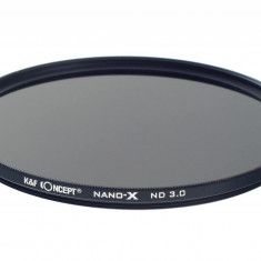 K&F Concept ND 3.0 (ND1000) NANO-X 62mm Filtru ND1000 cu tratament hidrofob KF01.1004