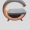 Boxa Multifunctionala 3 in 1, Lampa LED RGB Smart, cu ceas, Boxa Bluetooth, Incarcator Telefon Wireless, Lumina RGB, Alb