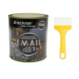 Vopsea anticoroziva 3 &icirc;n 1 negru mat pentru metal 750g Breckner Germany, aplicare direct pe rugina, interior/exterior