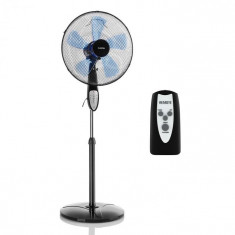 Klarstein Summerjam, ventilator cu suport, negru, 41 cm, 50 W, 3 nivele de viteza, debitul de aer 69.18 m? / min., inclusiv telecomanda foto