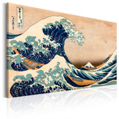 Tablou canvas - Marea unda de pe reproducerea Kanagawa - 60 x 40 cm foto