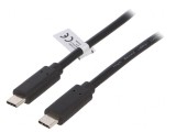 Cablu USB-C 3.2 0.5m Negru 10Gbps