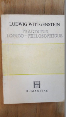 Tractatus logico-philosophicus- Ludwig Wittgenstein foto