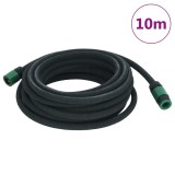 VidaXL Furtun poros de grădină, negru, 0,6&quot;, 10 m, cauciuc