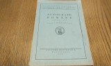 AUTOGRAFE ROMANE - I. C. Negruzzi - Cultura Nationala , 1923, 20 p., Alta editura