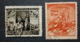 Romania 1952 Lp 331 Luna prieteniei rom&acirc;no-sovietice 2v. ștampilat