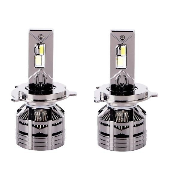 2 x Led H4 Lumini Lampa Faruri Becuri Auto Camoin Moto Hi/Low Beam 80W 12000lm 6500K 12V 24V