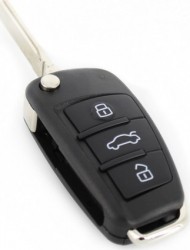 Audi - model nou - carcasa cheie tip briceag cu 3 butoane