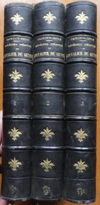 Osten , Scrisori de Gentz , domn de Valahia , Politica europeana , 3 vol. , 1877 foto