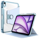 Husa tableta pentru ipad air 11&Acirc;&nbsp;(2024), crystal book, bumper rigid, bleu