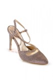 Cumpara ieftin PDS86-7 Pantofi aurii cu slipici