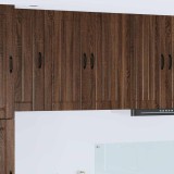 VidaXL Dulap suspendat de bucătărie Stejar &icirc;nchis 80 x 31 x 80 cm 885062