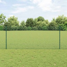 Ingradire cu stalpi Verde 1 x 10 m Otel foto