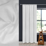 Perdea Decorativă, Model Jacquard, Culoare Ecru, Dimensiuni 140x260 cm, Poliester, Oem