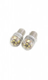 Set 2 becuri led 2 faze BAY15D T.V. P21/5W 15SMD 12V CANBUS nonpolar 320 lumen