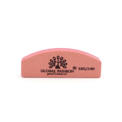 Buffer pentru unghii mini, Global Fashion, 180/240, Coral foto