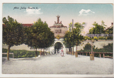 bnk cp Alba Iulia - Poarta II - necirculata 1925 foto