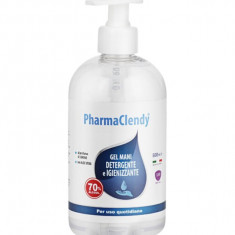 Gel igienizant pentru maini, PharmaClendy, cu 70% alcool, efect igienizant, 500ml