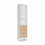 Cumpara ieftin Biblioteca Adore London, 5 rafturi si usa, 45 x 202 x 26 cm
