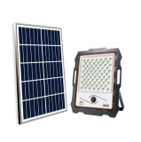 Proiector LED 100 W cu panou solar, card de memorie si camera de supraveghere