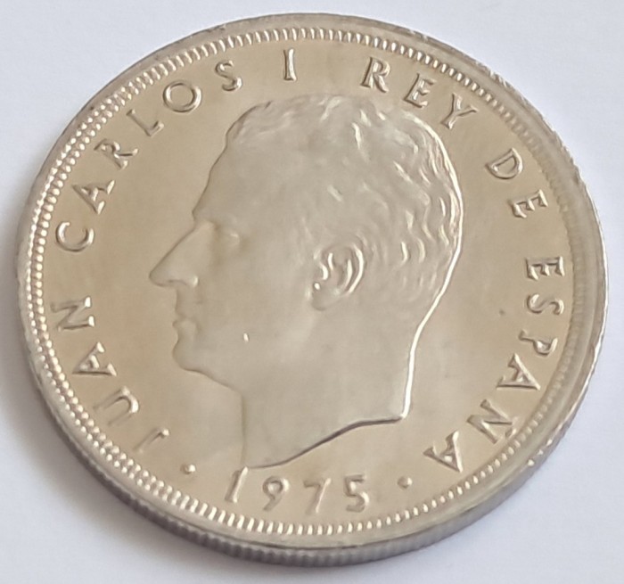 Spania, 5 Pesetas 1975, Juan Carlos I