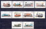 A12 S1 25 - Timbre foarte vechi - Cuba - locomotive - 1996