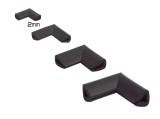 Coltar protector muchii din spuma de cauciuc AC-151, negru, grosime 2 mm