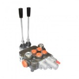 Distribuitor hidraulic cu 2 manete 1 flotant 80L/min.