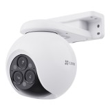 Camera IP Pan&amp;Tilt, Wi-Fi, 3 lentile, 4MP, Audio bidirectional, Alarma, IR 30m, Color 24/7 - EZVIZ CS-H80f(3x4MP) SafetyGuard Surveillance