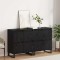 vidaXL Bufeturi 2 pcs Stejar negru 120 x 35 x 70 cm Lemn compozit 3394547