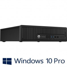 Calculatoare Refurbished HP EliteDesk 800 G1 USDT, i3-4130, Win 10 Pro foto